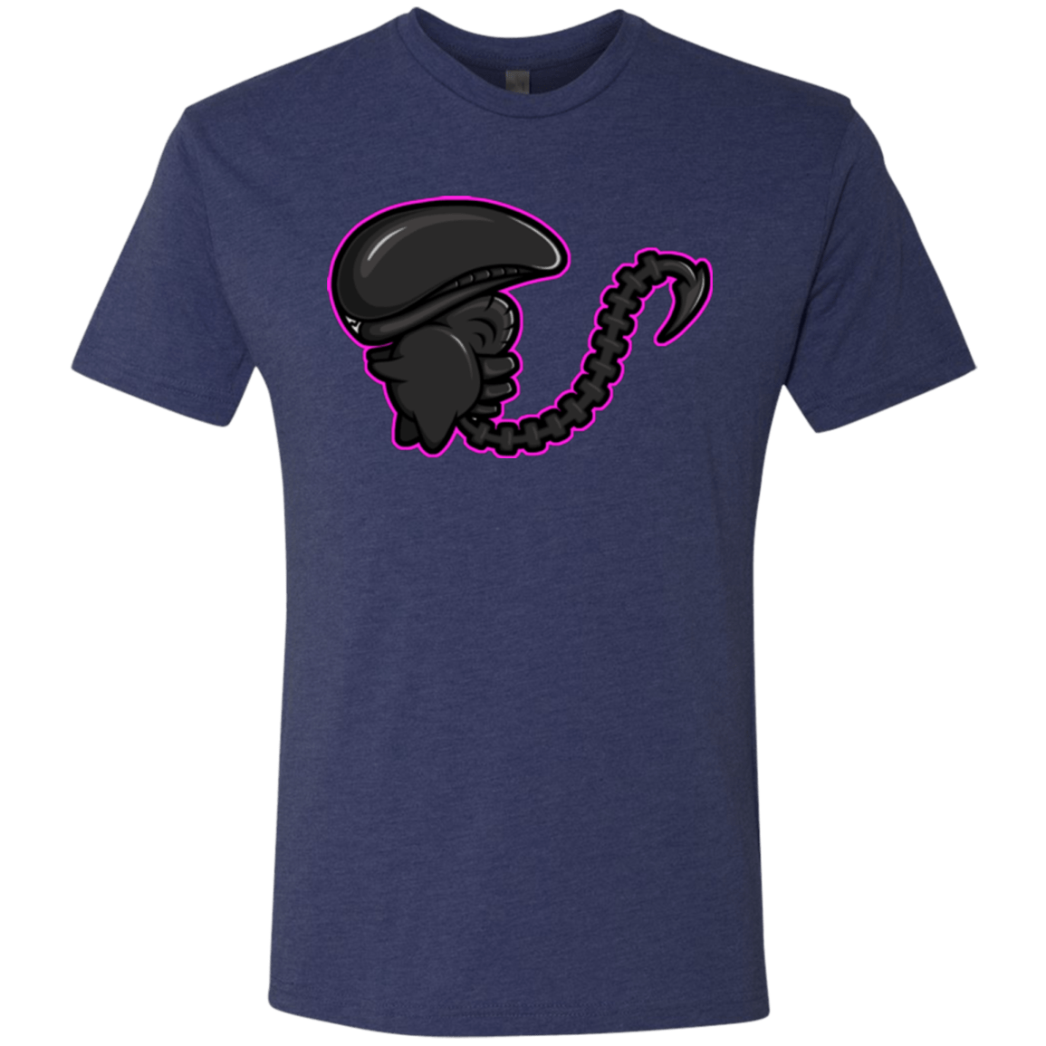 T-Shirts Vintage Navy / Small Super Cute Alien Men's Triblend T-Shirt