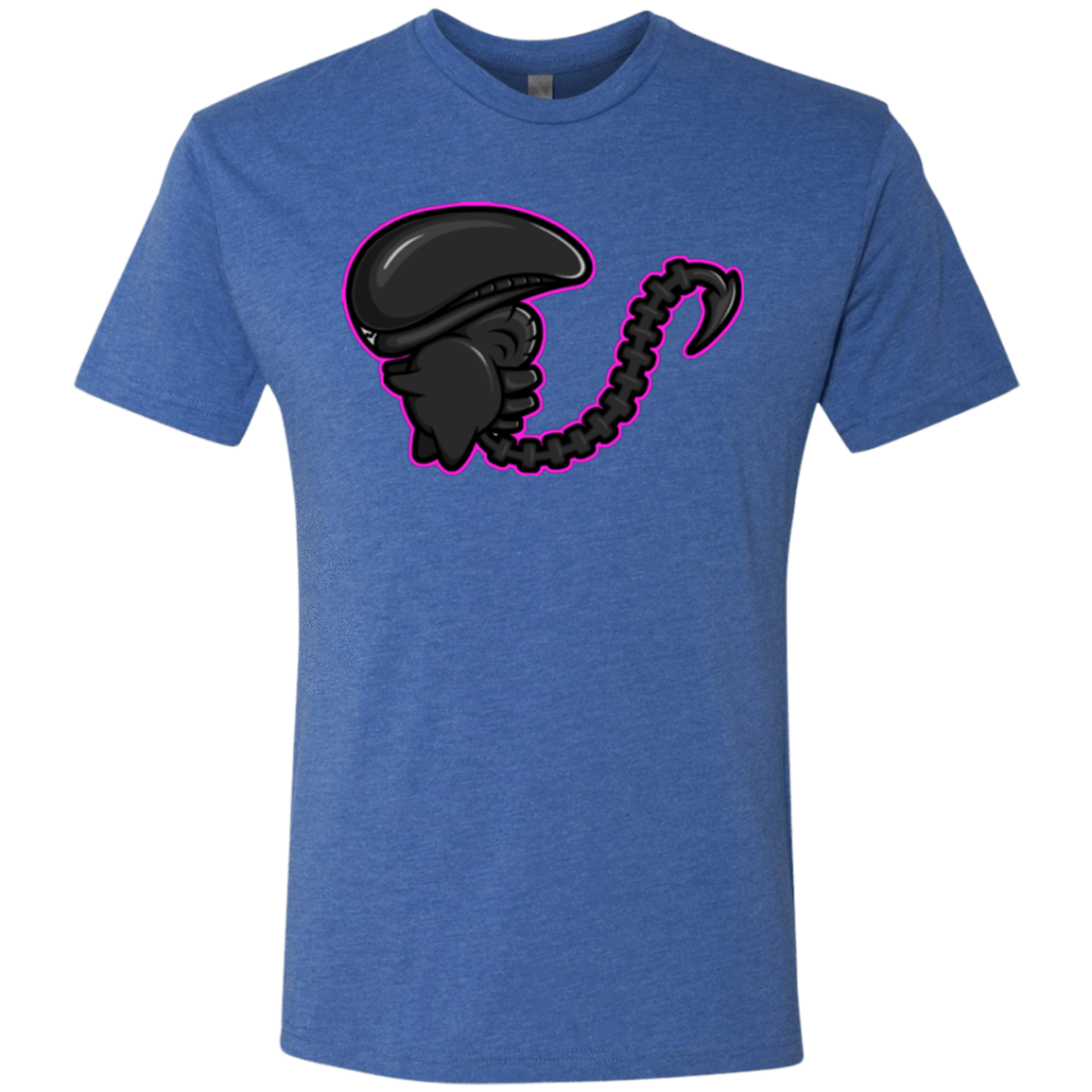 T-Shirts Vintage Royal / Small Super Cute Alien Men's Triblend T-Shirt