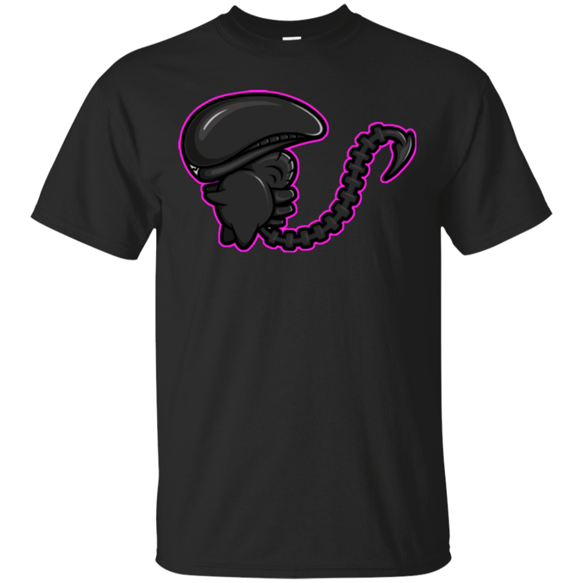 T-Shirts Black / Small Super Cute Alien T-Shirt