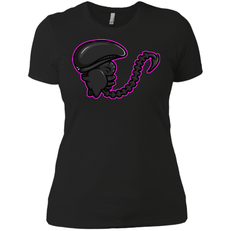 T-Shirts Black / X-Small Super Cute Alien Women's Premium T-Shirt