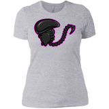 T-Shirts Heather Grey / X-Small Super Cute Alien Women's Premium T-Shirt