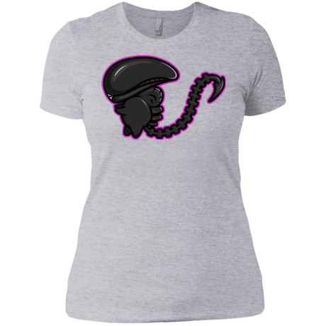 T-Shirts Heather Grey / X-Small Super Cute Alien Women's Premium T-Shirt