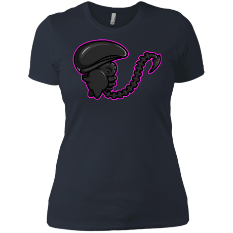 T-Shirts Indigo / X-Small Super Cute Alien Women's Premium T-Shirt