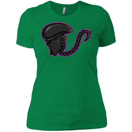 T-Shirts Kelly Green / X-Small Super Cute Alien Women's Premium T-Shirt