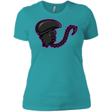 T-Shirts Tahiti Blue / X-Small Super Cute Alien Women's Premium T-Shirt
