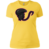 T-Shirts Vibrant Yellow / X-Small Super Cute Alien Women's Premium T-Shirt
