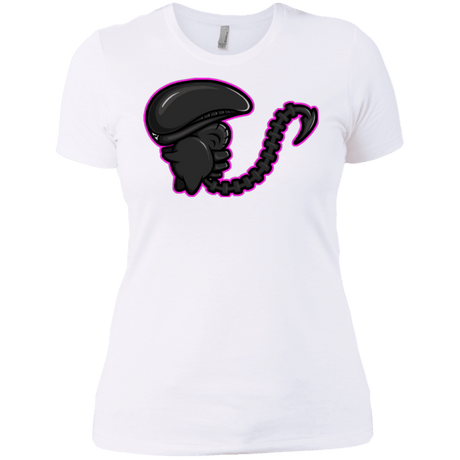 T-Shirts White / X-Small Super Cute Alien Women's Premium T-Shirt