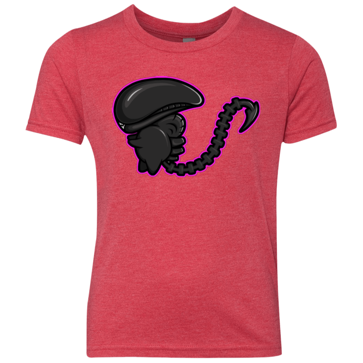 T-Shirts Vintage Red / YXS Super Cute Alien Youth Triblend T-Shirt