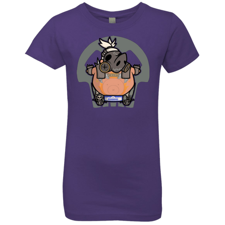 T-Shirts Purple Rush / YXS Super Cute Hog Girls Premium T-Shirt