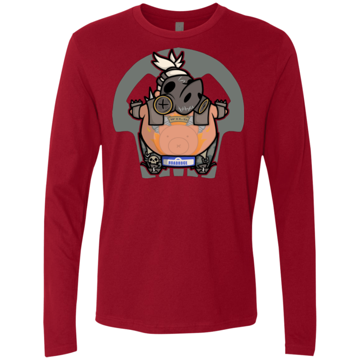 T-Shirts Cardinal / Small Super Cute Hog Men's Premium Long Sleeve
