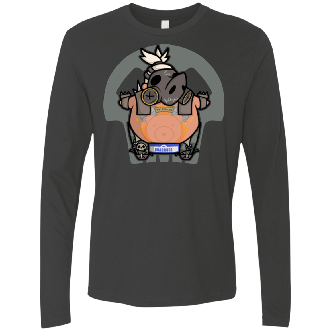 T-Shirts Heavy Metal / Small Super Cute Hog Men's Premium Long Sleeve