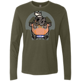 T-Shirts Military Green / Small Super Cute Hog Men's Premium Long Sleeve