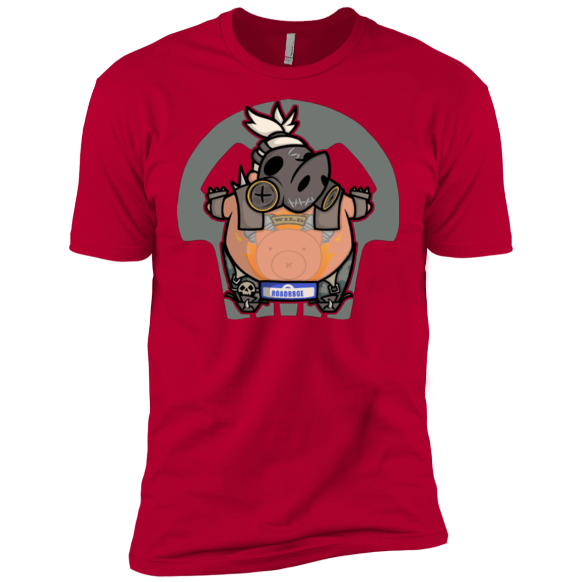 T-Shirts Red / X-Small Super Cute Hog Men's Premium T-Shirt