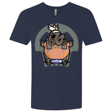 T-Shirts Midnight Navy / X-Small Super Cute Hog Men's Premium V-Neck
