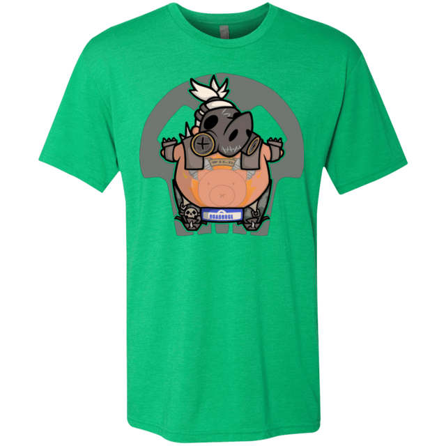 T-Shirts Envy / Small Super Cute Hog Men's Triblend T-Shirt