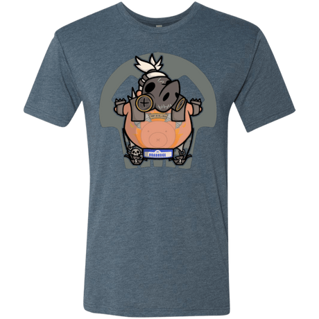 T-Shirts Indigo / Small Super Cute Hog Men's Triblend T-Shirt