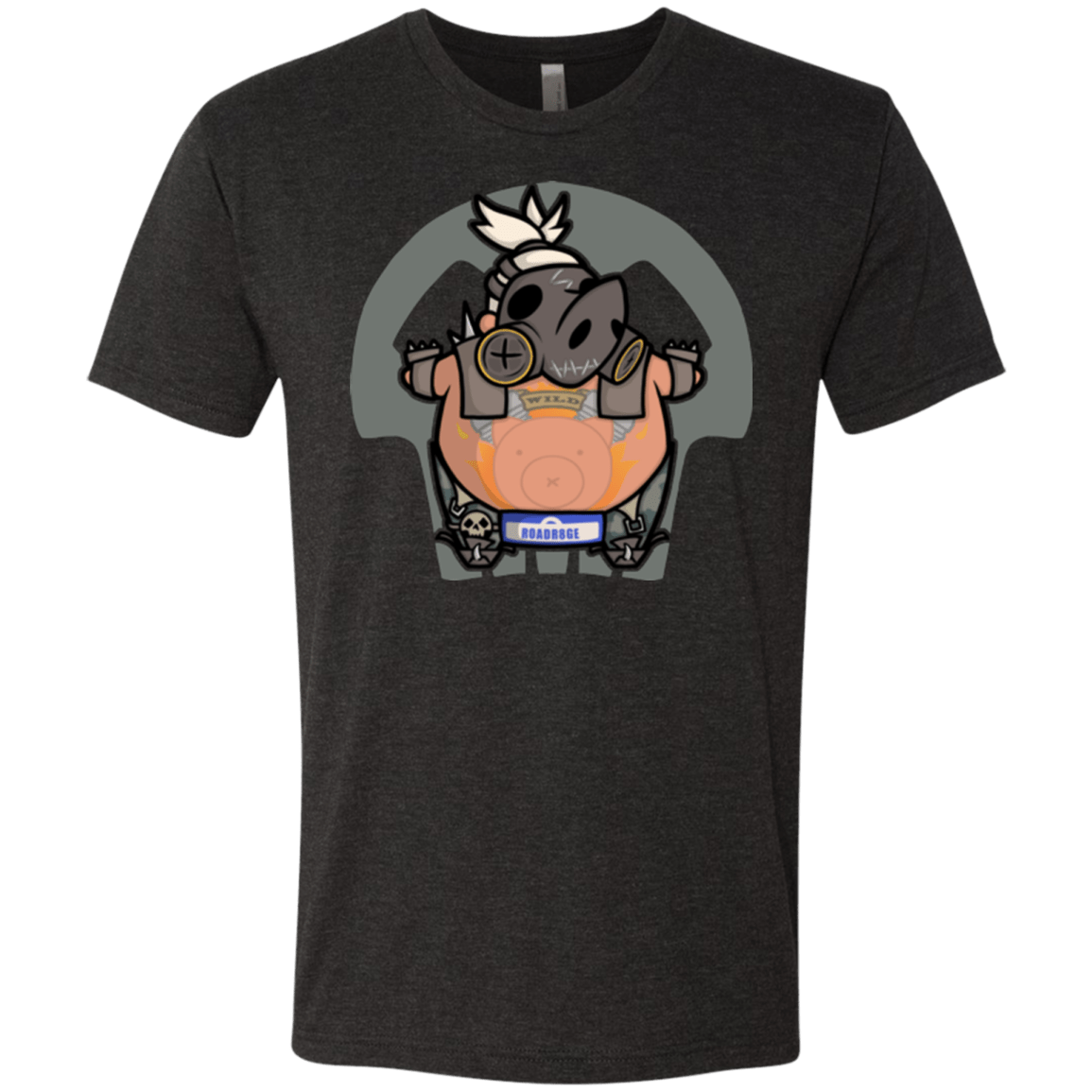 T-Shirts Vintage Black / Small Super Cute Hog Men's Triblend T-Shirt