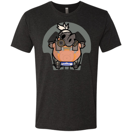 T-Shirts Vintage Black / Small Super Cute Hog Men's Triblend T-Shirt