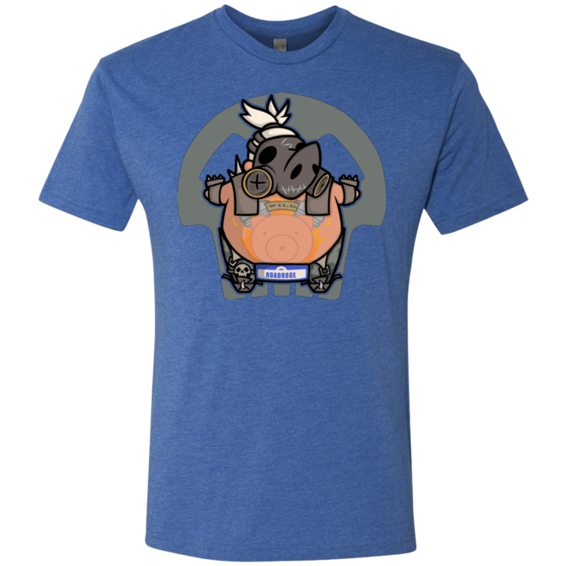 T-Shirts Vintage Royal / Small Super Cute Hog Men's Triblend T-Shirt