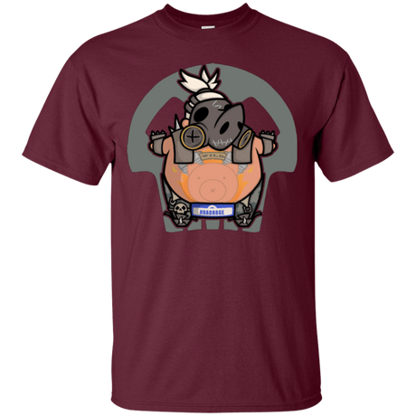 T-Shirts Maroon / Small Super Cute Hog T-Shirt
