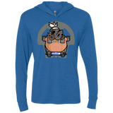 T-Shirts Vintage Royal / X-Small Super Cute Hog Triblend Long Sleeve Hoodie Tee