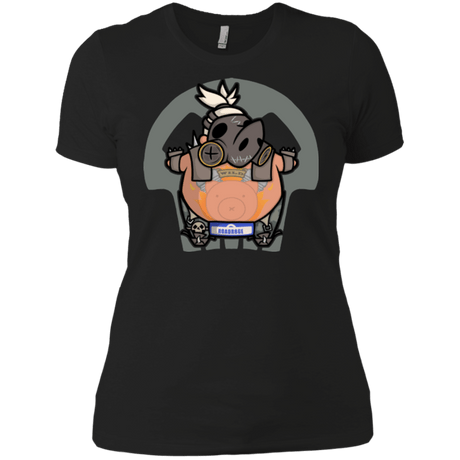 T-Shirts Black / X-Small Super Cute Hog Women's Premium T-Shirt