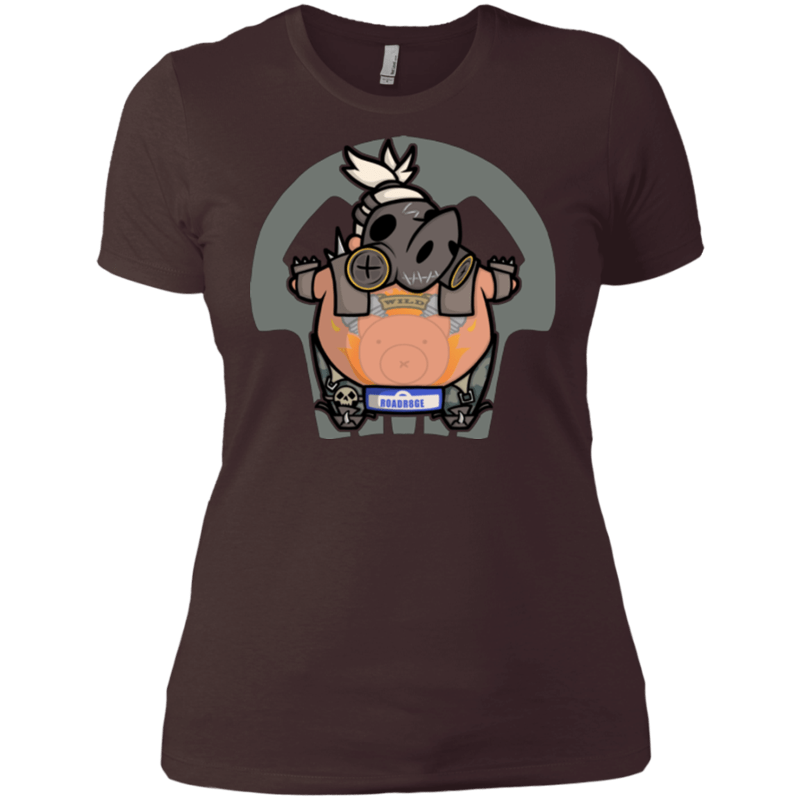 T-Shirts Dark Chocolate / X-Small Super Cute Hog Women's Premium T-Shirt