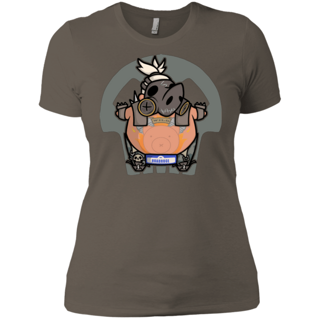 T-Shirts Warm Grey / X-Small Super Cute Hog Women's Premium T-Shirt