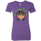 T-Shirts Purple Rush / Small Super Cute Hog Women's Triblend T-Shirt