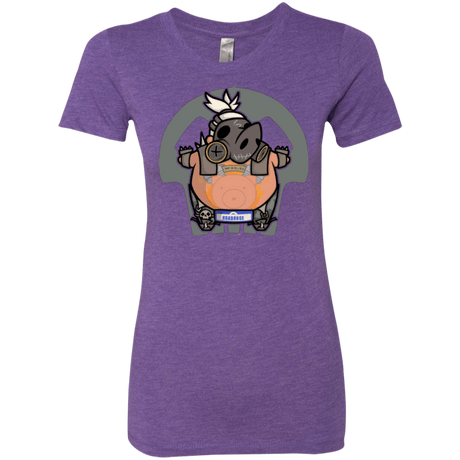 T-Shirts Purple Rush / Small Super Cute Hog Women's Triblend T-Shirt