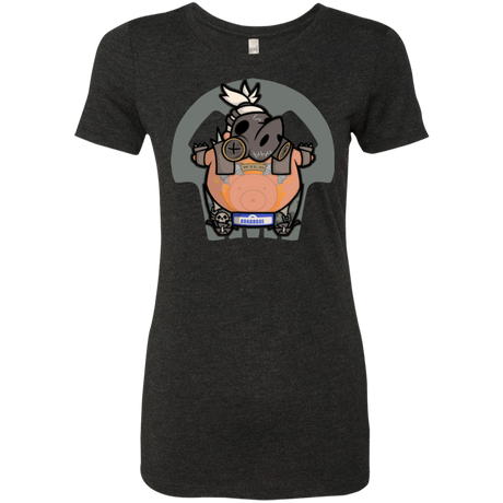 T-Shirts Vintage Black / Small Super Cute Hog Women's Triblend T-Shirt
