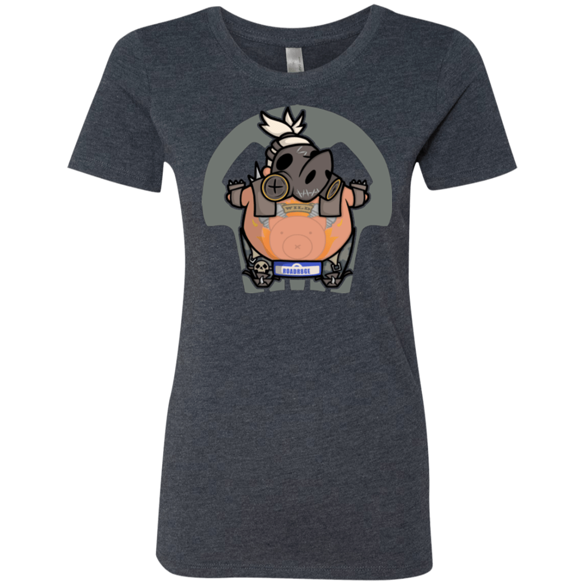 T-Shirts Vintage Navy / Small Super Cute Hog Women's Triblend T-Shirt