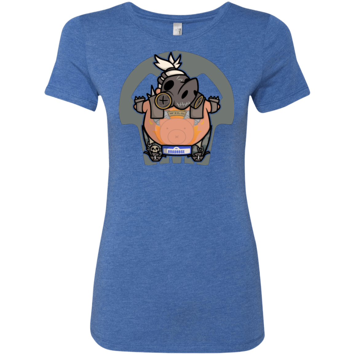 T-Shirts Vintage Royal / Small Super Cute Hog Women's Triblend T-Shirt