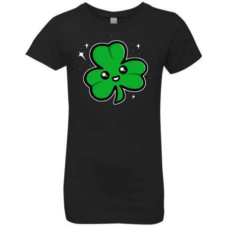 T-Shirts Black / YXS Super Cute Shamrock Girls Premium T-Shirt