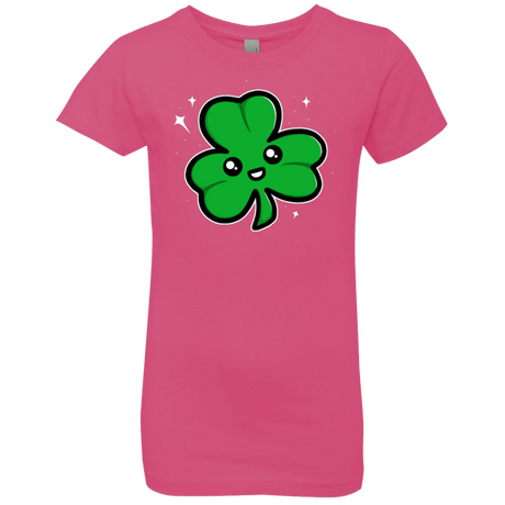 T-Shirts Hot Pink / YXS Super Cute Shamrock Girls Premium T-Shirt