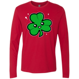 T-Shirts Red / Small Super Cute Shamrock Men's Premium Long Sleeve