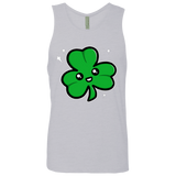 T-Shirts Heather Grey / Small Super Cute Shamrock Men's Premium Tank Top