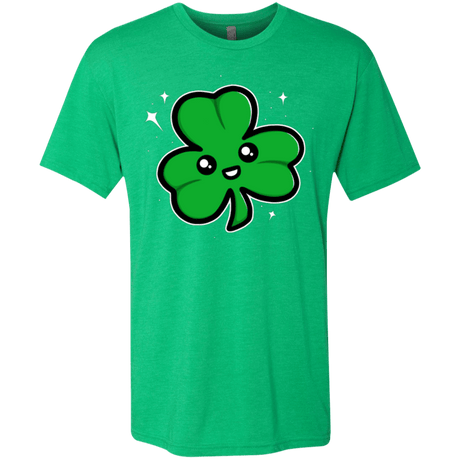T-Shirts Envy / Small Super Cute Shamrock Men's Triblend T-Shirt