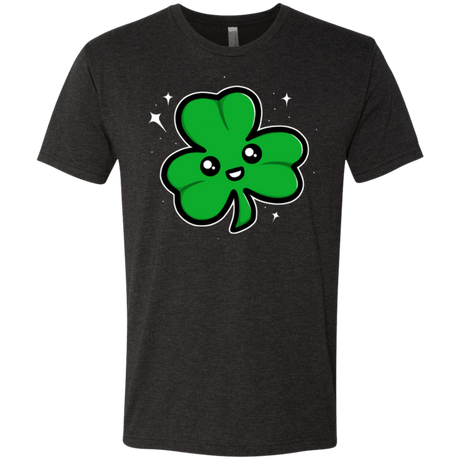 T-Shirts Vintage Black / Small Super Cute Shamrock Men's Triblend T-Shirt