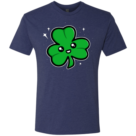 T-Shirts Vintage Navy / Small Super Cute Shamrock Men's Triblend T-Shirt