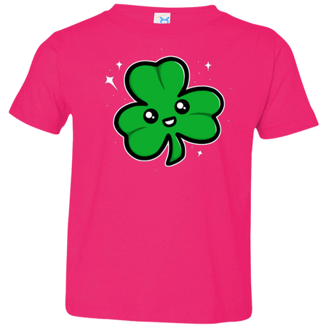 T-Shirts Hot Pink / 2T Super Cute Shamrock Toddler Premium T-Shirt