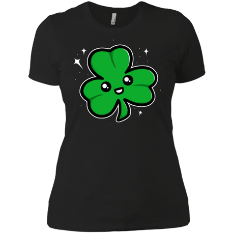 T-Shirts Black / X-Small Super Cute Shamrock Women's Premium T-Shirt