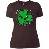 T-Shirts Dark Chocolate / X-Small Super Cute Shamrock Women's Premium T-Shirt