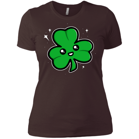 T-Shirts Dark Chocolate / X-Small Super Cute Shamrock Women's Premium T-Shirt
