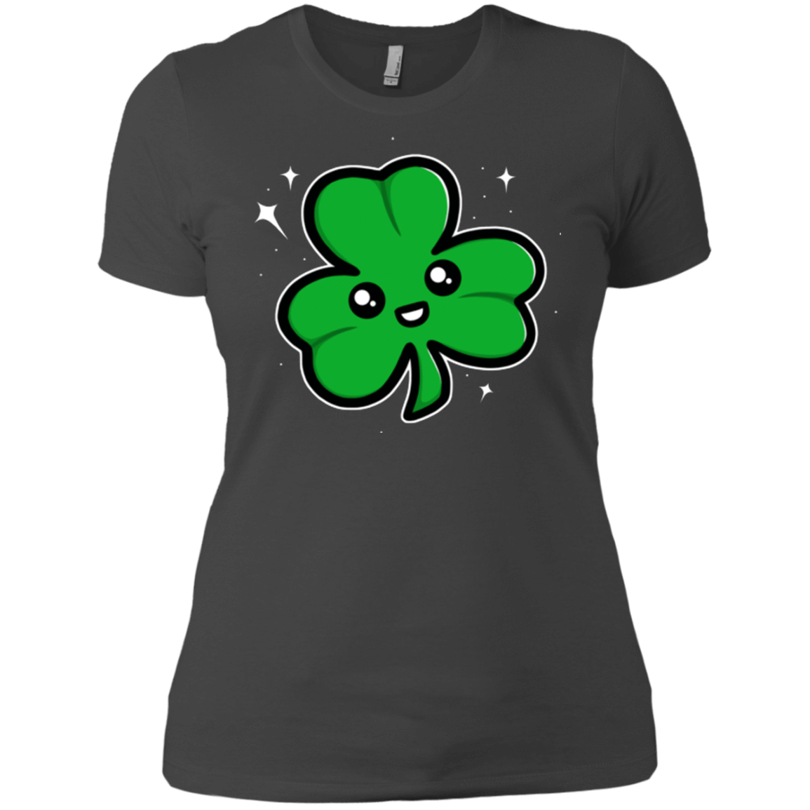 T-Shirts Heavy Metal / X-Small Super Cute Shamrock Women's Premium T-Shirt