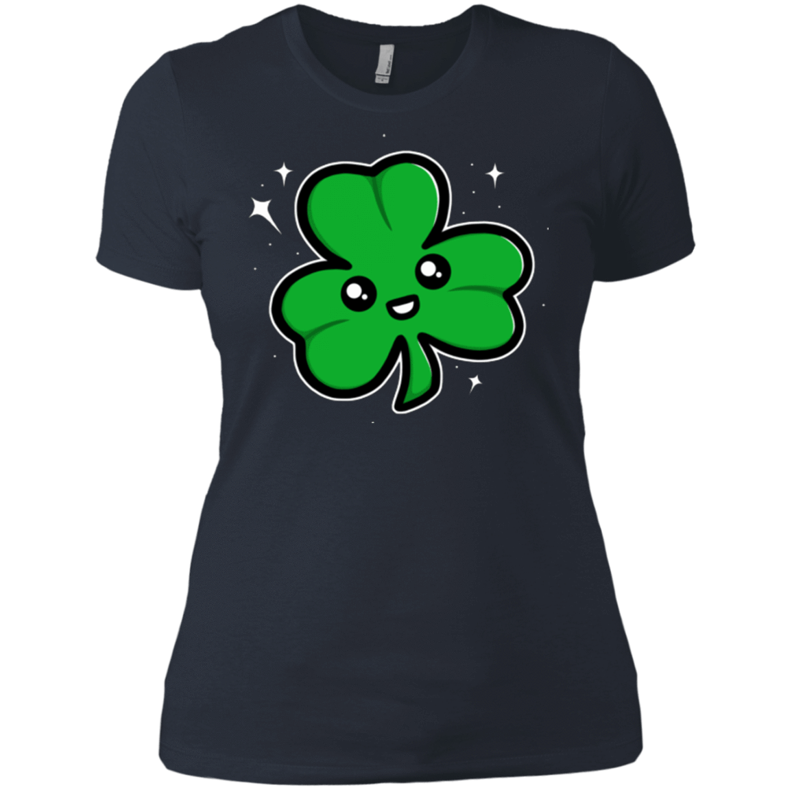 T-Shirts Indigo / X-Small Super Cute Shamrock Women's Premium T-Shirt