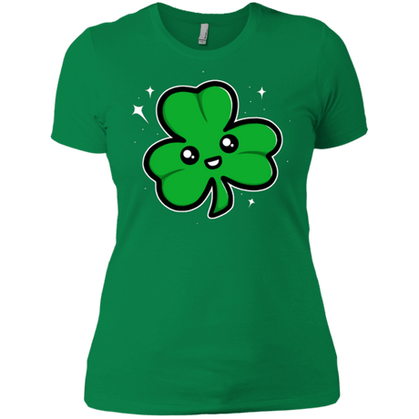 T-Shirts Kelly Green / X-Small Super Cute Shamrock Women's Premium T-Shirt