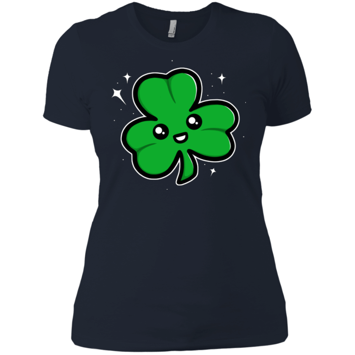 T-Shirts Midnight Navy / X-Small Super Cute Shamrock Women's Premium T-Shirt