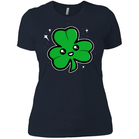 T-Shirts Midnight Navy / X-Small Super Cute Shamrock Women's Premium T-Shirt