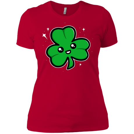 T-Shirts Red / X-Small Super Cute Shamrock Women's Premium T-Shirt